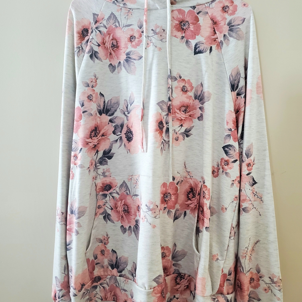Floral Print Women's Hoodie